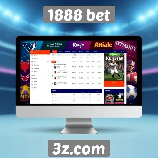 Facilidade de uso da interface do 1888 bet